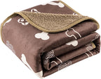 Waterproof Dog Blankets Pet Blanket 60"x80", Soft Fluffy Sofa Car Bed Protector by CAPTSNOOZE