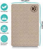 Pet Feeding Mat for Floors Waterproof Dog Mat for Food and Water Absorbent - Image 4