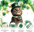 2 Pack St. Patrick’s Day Cat Collars - Image 3