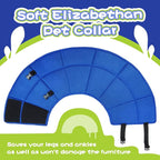 Dog Cone Collar After Surgery, Adjustable Soft Recovery Cone - Image 7