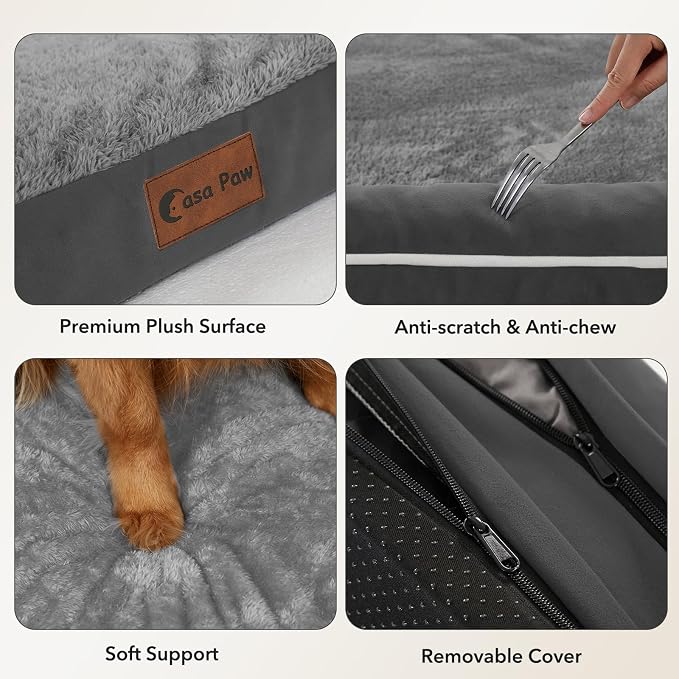 Orthopedic Dog Beds for Large Sized Dogs, Waterproof Egg Crate Foam Medium Dog - Image 6