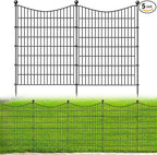 5 Panels No Dig Dog Fence Outdoor by OutdoorFence