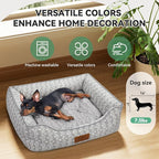 Rectangle Cat Dog Bed for Large Medium Small Pets Indoor Outdoor Machine - Image 4