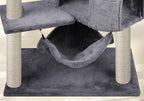 YUNIQUE Cat Tree with Cat Condo and Big Hammock - Image 6