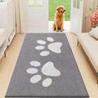 Buganda Dog Door Mat for Muddy Paws, Absorbent Dirt Trapper Washable Indoor by Buganda