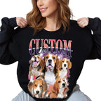 Custom Dog Mom Shirt for Women Pet Ears Sweatshirt - Image 4