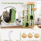 Globlazer Cactus Cat Tower for Indoor Cats, Heavy Duty Cat Trees for Large Cats - Image 5