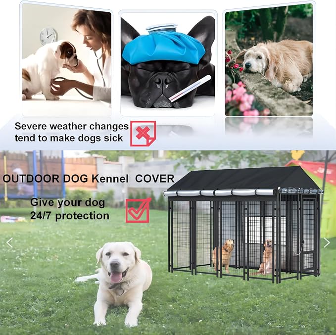 Outdoor Dog Kennel Cover - Image 4