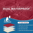 hyha Waterproof Dog Blanket, Reversible Pet Bed Blanket, Soft Sofa Couch Cover - Image 3