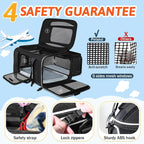 Petskd Top and Side Expandable Pet Carrier 17x11x9.5 Inches Alaska Airline - Image 5