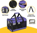 Cat Carrier Airline Approved, Soft-Sided Dog Carrier - Image 5