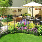 Decorative Garden Fence 31in x10ft, 10 Pack No Dig Fence Animal Barrier - Image 8