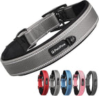 PetiFine Dog Collar for Large Dogs, Neoprene Padded and Adjustable, Reflective by PetiFine