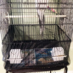 Allazone Bird Cage Seed Catcher, Large Bird Cage Cover, 75-118'' Universal - Image 4