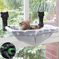 Cat Window Perch Cordless, Glow in The Dark & Stable Cat Beds- Breathable by JUNSPOW