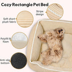 Rectangle Cat Dog Bed for Large Medium Small Pets Indoor Outdoor Machine - Image 4