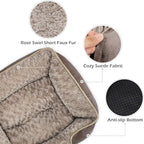 INVENHO Small Dog Bed Rectangle Washable Orthopedic Soft Calming Sleeping - Image 4