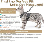 Cat Harness and Leash Set Escape Proof Tactical Medium Kitten Harness Emotional - Image 2