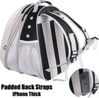 Front Expandable Large Cat Backpack Carrier, Fit up to 20 lbs, Space Capsule - Image 5