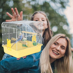 Small Bird Cage, Lightweight for Parakeets, Hanging for Parrot, Travel for - Image 2
