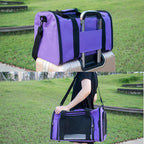 Soft Sided Carrier for Small Medium Cats Dogs, Removable Pad Collapsible Travel - Image 9