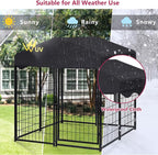 Dog Kennel Outside, 4.5' x 4' x 4' Dog Kennel Outdoor - Image 3