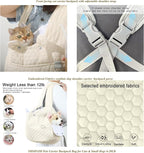 Dog Backpack Carrier for Small Dogs, Cat Carrier Sling, Front Facing Pets Chest - Image 8