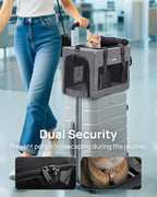 Airline Approved Cat Carrier, Pet Carrier Soft-Sided, Portable Dog Carrier - Image 4