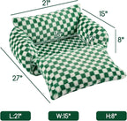 Hollypet Cat Bed Fluffy Plush Mutifuctional Double-Layer Soft Pet Couch - Image 3