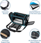 Soundy Large Cat Carrier Dog Carrier Under 25 Lbs, Collapsible Ventilated - Image 3