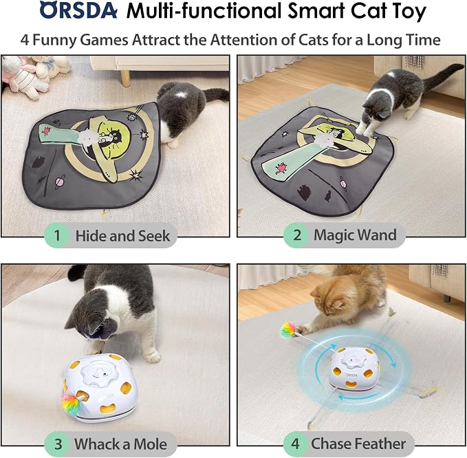 ORSDA 4 in 1 Interactive Cat Toys - Image 2