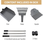 Heeyoo Dog Pooper Scooper, Dog Poop Tray and Rake Set, Pet Waste Removal Scoop - Image 5