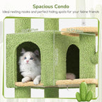 Globlazer Extra Large Platform Cactus Cat Tree, 65in Sturdy Cat Tree - Image 4