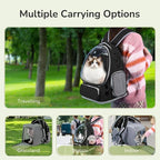 Cat Backpack Carrier for Large Cats, Expandable Cat Bubble Backpack, Dog - Image 7