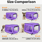 Beatrice Home Fashions Portable, Collapsible, Pop Up Kennel Travel Cat and Dog - Image 3