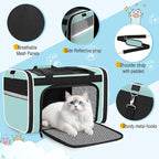 HUANLANG Soft-Sided Cat Carrier Airline Approved, Dog Carriers - Image 2