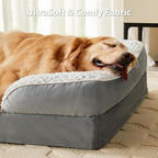 Orthopedic Dog Beds for Large Dogs, Waterproof Dog Bed, Egg Crate Foam Bed for - Image 2