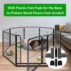 Dog Playpen Outdoor Extra Wide 8 Piece Panels Heavy Duty Dog Fence 32" Height - Image 2