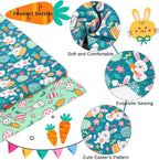 ARING PET Easter Dog Bandana 2 Pack-Cute Green Easter Eggs Dog Bandanas - Image 2