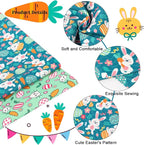 ARING PET Easter Dog Bandana 2 Pack-Cute Green Easter Eggs Dog Bandanas - Image 2