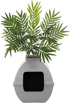 Good Pet Stuff Hidden Litter Box Planter, Decorative Cat Litter Enclosure - Image 3