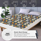 Waterproof Mattress Protector Full, Fitted Sheet Style Breathable Mattress Cover - Image 5