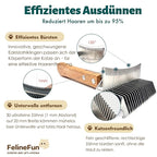 FelineFun Cat Brush for Dematting & Deshedding, 2 in 1 Undercoat Rake, - Image 5