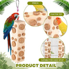 Skyygemm 2 Pcs Bird Parrot Chew Toys Wooden Foraging Hanging - Image 3