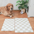 Ralxion Checkered Dog Feeding Mat, Absorbent Mats - Image 2