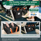 17x13x8 Frontier Allegiant Breeze Airlines Approved top Expandable pet Carrier - Image 2