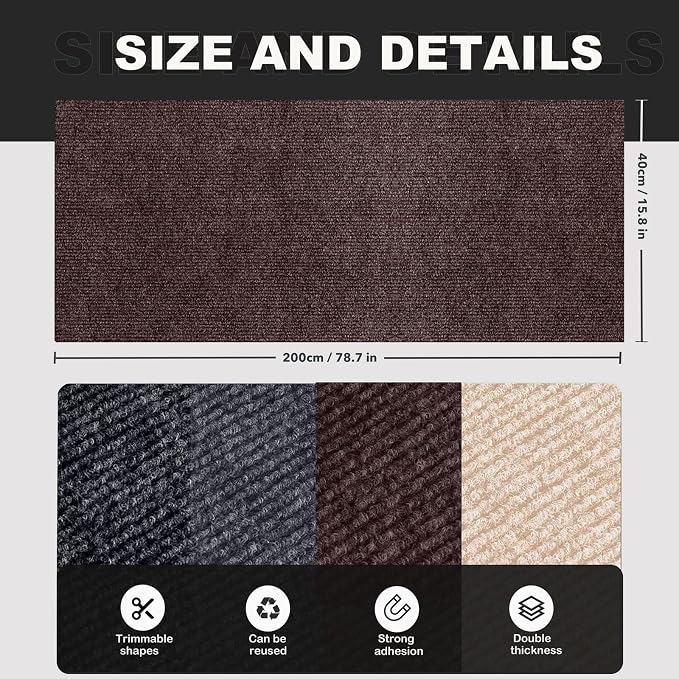 78.7"X15.8" Self-Adhesive Cat Scratching Mat - Image 6