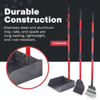 Pooper Scooper for Large Dogs, Small Dogs and Horses, Metal Poop Scooper Set - Image 5