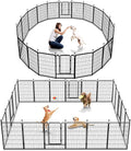 Dog Playpen 40 inch 22 Panels Indoor Outdoor Dog Pen by Jhsomdr