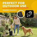 Small Dog Poop Trash Can Outside, 1.3 Gal Stainless Steel Dog Waste Trash Can - Image 3